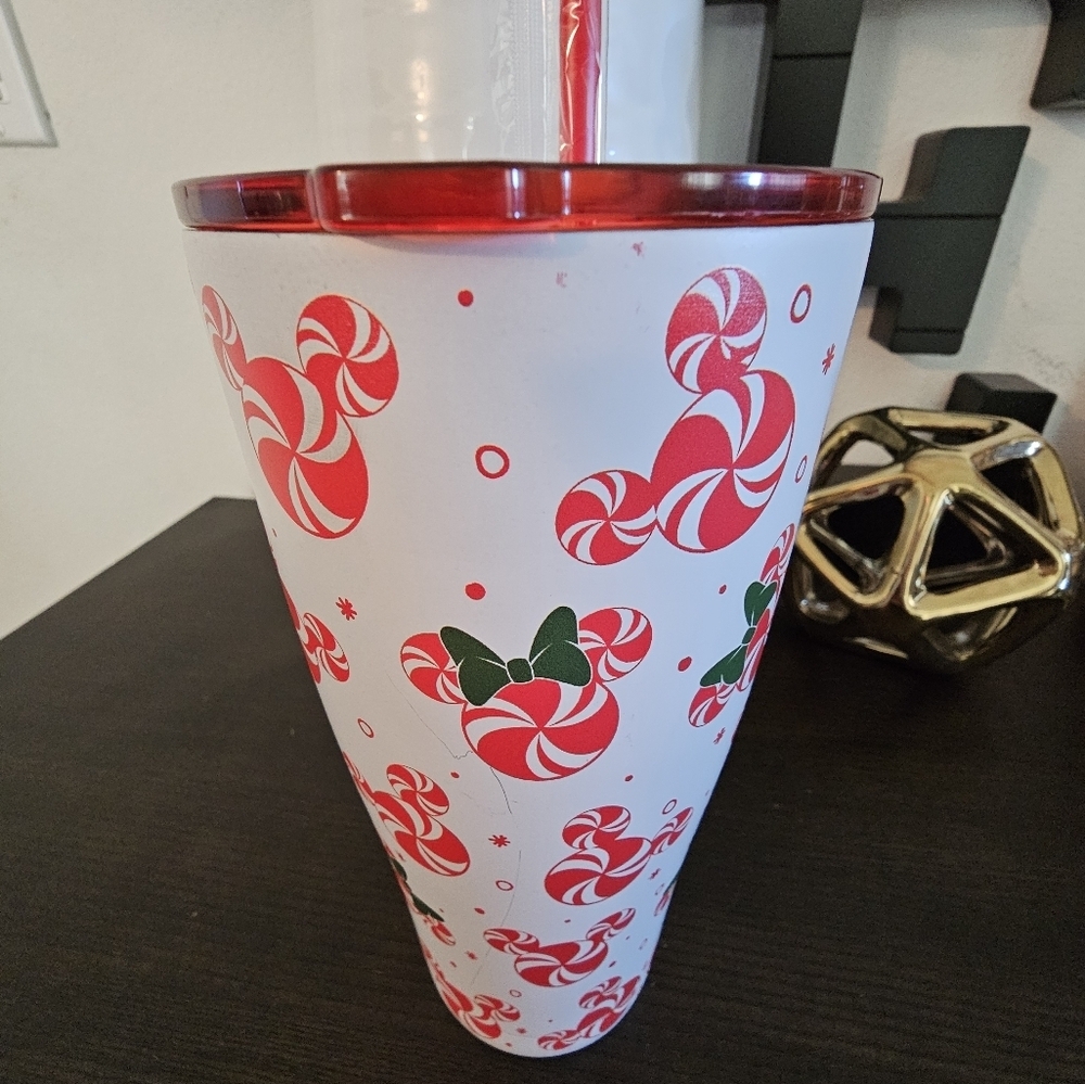 Disney Christmas theme tumbler.